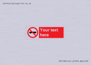 Custom No Skateboarding Sign